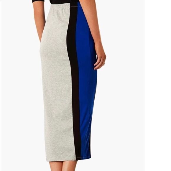 Topshop side stripe maxi cotton skirt (0) - Picture 4 of 4